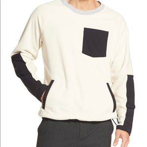 DKNY Men’s Colorblocked Fleece Sweater